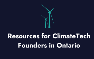 Resources for ClimateTech Founders in Ontario