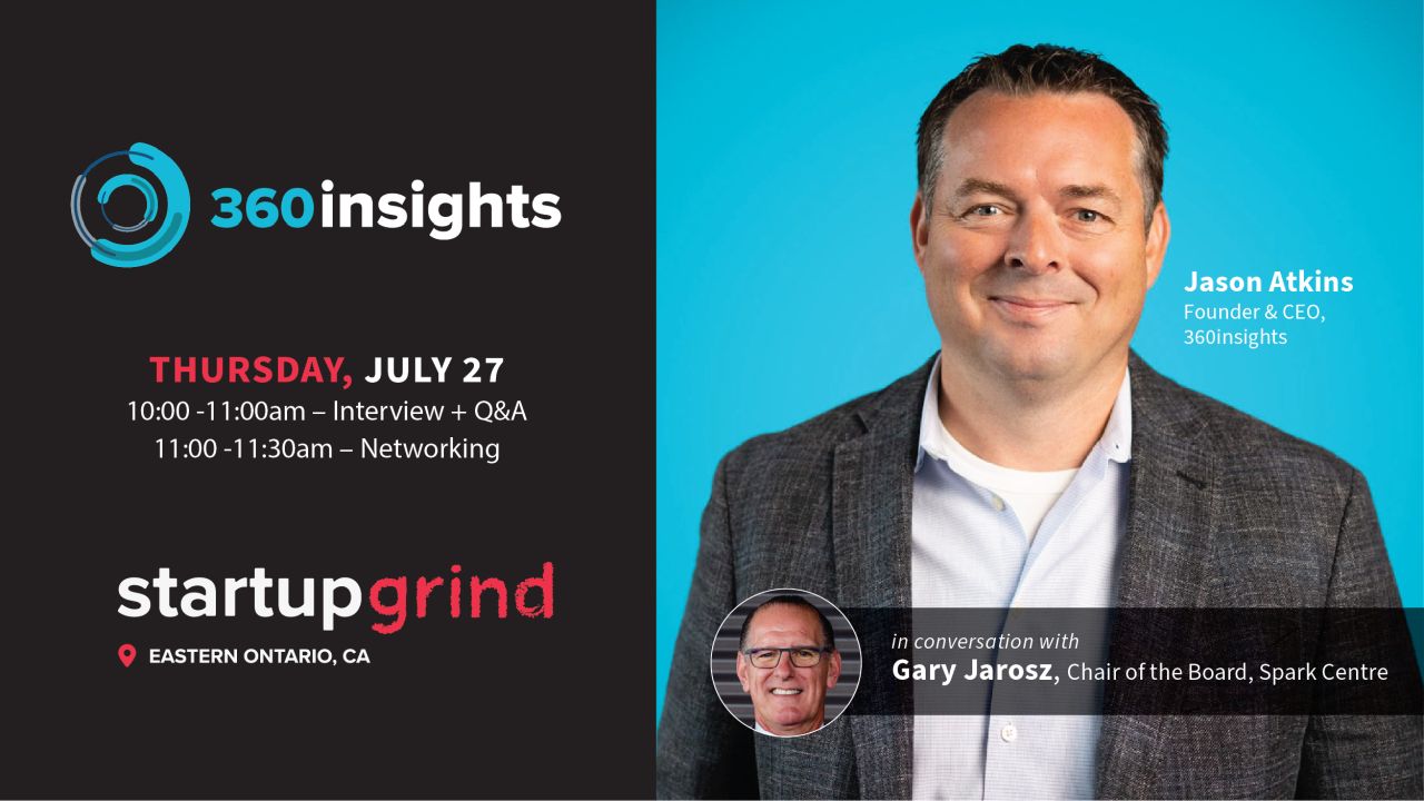 Startup Grind: Jason Atkins, Founder & CEO of 360insights - Angel ...